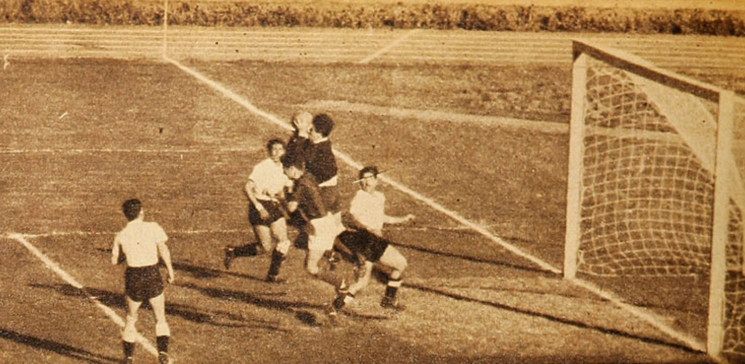 Colo-Colo frente a San Lorenzo en 1941