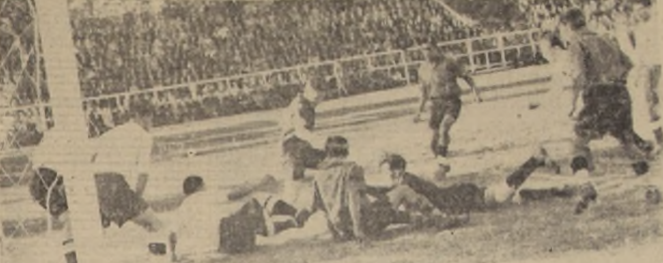 Colo-Colo frente a Rampla Juniors en 1936